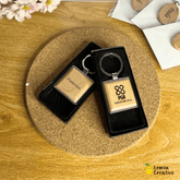 Llavero de Madera y Aluminio - Lemon Creativo